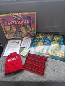 Mattel the Simpsons Scrabble Board Game 2005 Edition, Complete Set - Picture 1 of 13