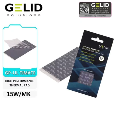 GELID GP-Ultimate 15W/MK Thermal Pad CPU/GPU Graphics Motherboard Silicone Greas - Image 1 of 4
