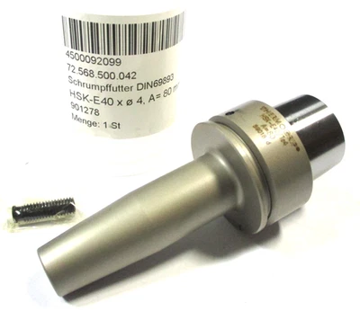 DIEBOLD Sujeción Ø4,0 HSK E40x4 A=80 DIN69893 Nuevo LD6358 - Imagen 1 de 4