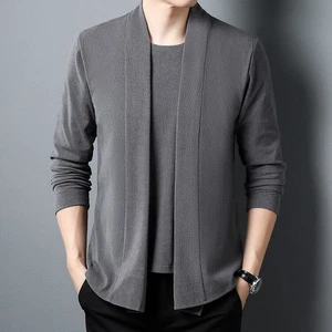 Nuevo Cárdigan Chaqueta Hombre Doble Cara Polar Moda Informal Manga Larga Abrigo - Imagen 1 de 21