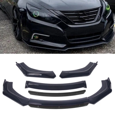 Divisor de alerón labial de parachoques delantero negro brillante para Mazda 2 3 5 6 CX-3 CX5 CX-4 Foto 1 de 4