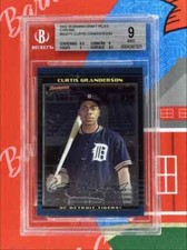 2002 Bowman Draft Picks & Prospects Chrome Curtis Granderson RC BGS 9 Detroit