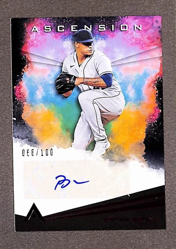 2021 Panini Chronicles Ascension #AA-BA Bryan Abreu Rookie RC Auto Red /100 - Image 1 of 3