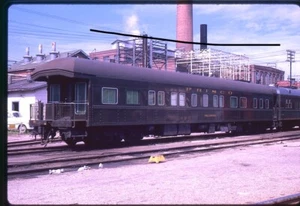 9007-1 Orig. Slides FRISCO Observation Car "Oklahoma" At Springfield, MO 7-20-62 - Picture 1 of 1
