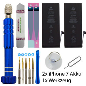 2x Akku für Original Apple iPhone 7 Batterie + Profi Werkzeug Set