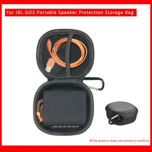 Custodia da viaggio portatile borsa portaoggetti per accessori altoparlanti JBL GO3 - Foto 1 di 13