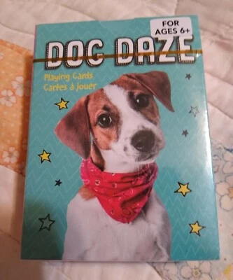 DOG DAZE Puppy Animal PLAYING CARDS  New Sealed Poker Size Full Deck Free ship! - Image 1 of 4