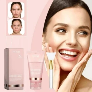 Collagen Night Wrapping Mask Overnight Wrapping Peel Off Natural Facial Mask 75g - Picture 1 of 27