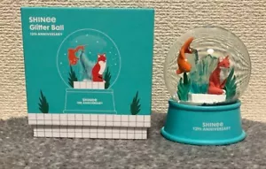 SHINee Glitter Ball Snow Globe 12th Anniversary 2020 SHINee Official Goods USED - Picture 1 of 24