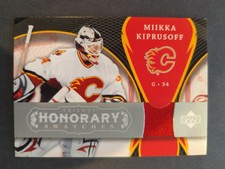 2007-08 Upper Deck Trilogy Honorary Swatches Miikka Kiprusoff #HS-MK