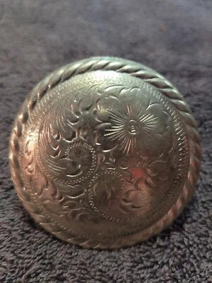 Sillín Concho Floral Cuerda Borde Tornillo en 2 1/4 pulgadas  Foto 1 de 3