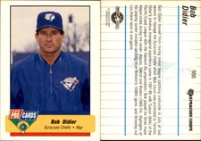 Bob Didier 1994 Fleer ProCards #986 Card *AutographDen*