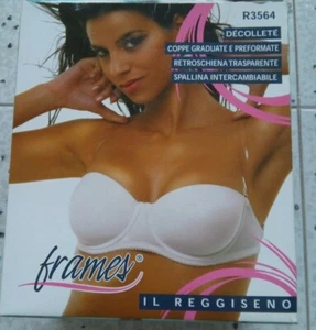 Reggiseno nero, retroschiena e spalline trasparenti, coppe graduate e preformate - Foto 1 di 2