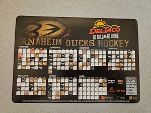 MS20 Anaheim Ducks 2008/09 NHL Hockey Magnet Schedule - DelTaco - Picture 1 of 1