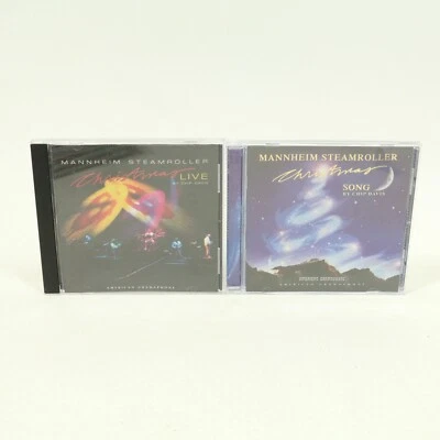 Лот из 2 рождественских компакт-дисков Mannheim Steamroller песни и концертные концерты праздник - Изображение 1 из 4