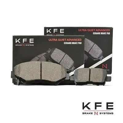 Conjunto de pastilhas de freio a disco premium cerâmica Honda Pilot dianteiro e traseiro 2003-2008 - Imagem 1 de 4