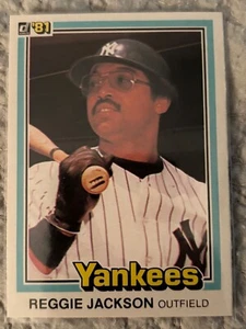 1981 Donruss - Reggie Jackson #228 NM+ .R80 - Picture 1 of 2