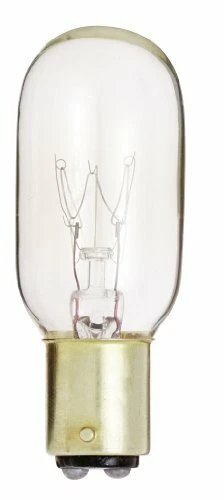 Satco S3906 130V DC Bayonet Base 15-Watt T7 Light Bulb, Clear - Image 1 of 1