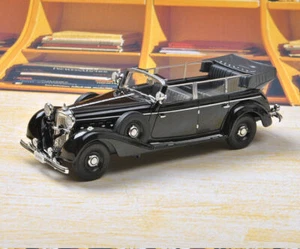Scala 1:43 1934 Mercedes-Benz 770K Lega Cabrio COMPLETAMENTE CLASSIC Nero - Foto 1 di 6