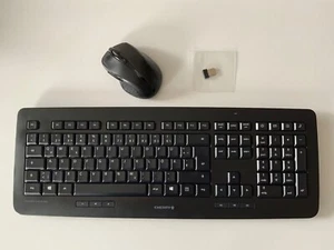 CHERRY DW 5100 Kabellos Tastatur Funktastatur Maus Set schwarz in OVP - Bild 1 von 9