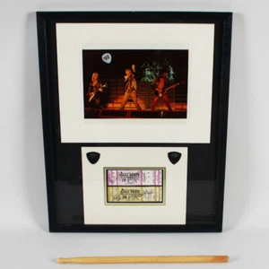 Judas Priest Band Signed Concert Ticket Display - COA JSA - Picture 1 of 10