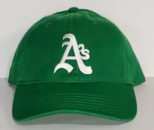 OAKLAND ATHLETICS CAP ~HAT ~CLASSIC MLB PATCH/LOGO ~NEW ~KELLY GREEN ~COOL - Picture 1 of 2