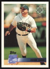 1996 Topps Baseball John Jaha #317 Milwaukee Brewers