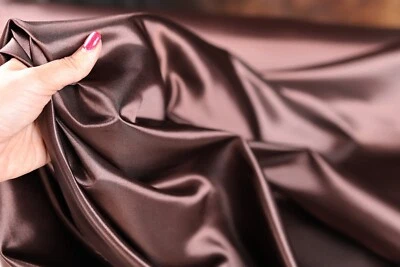 52 colors Silky Bridal Satin Fabric by the yard 60" Wide - Image 1 of 4