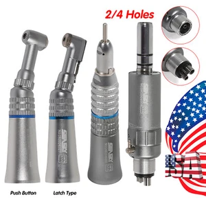 NSK Style Dental Slow Low Speed Handpiece Straight Contra Angle Air Motor 4 /2H - Picture 1 of 92