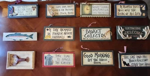 Wall Decor 12 Different Theme's from Lodging, Fishing, Coffee, G-Ma & Grampas - Picture 1 of 13