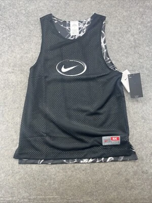 Nike Boys Reversible Tank Top/Basketball Jersey, Black & White Heavy ; Size XL - Image 1 of 4