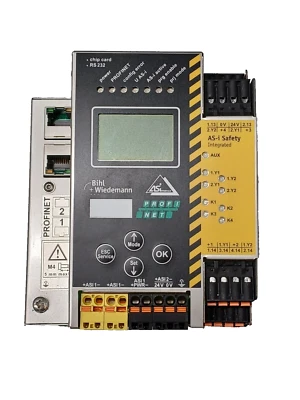 Bihl+Wiedemann BWU2307 AS-i 3.0 PROFINET Gateway Safety Monitor 30V 9W - Image 1 of 4