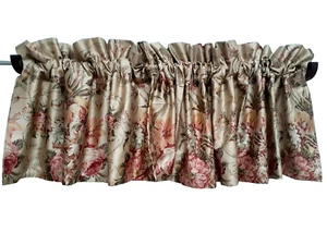 Ralph Lauren Guinevere Valance Curtain French Floral Cotton Sateen 17"x82" EUC - Picture 1 of 4