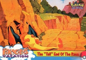 Pokémon La Cola Fin de la Carrera Tarjeta Pikachu's Vacation Charizard Topps - Imagen 1 de 1