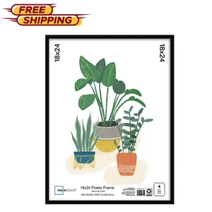 Mainstays 18x24 Basic Poster Frame, Black Free shipping - Picture 1 of 5
