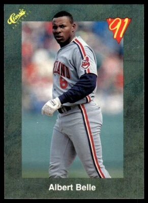 1991 Classic III #T37 Albert Belle - Cleveland Indians - Image 1 of 2