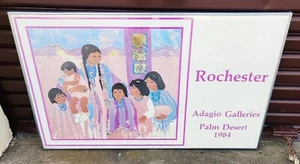 Lmtd Edition Serigraph Adagio Galleries Palm Desert 1984 JACQUELINE ROCHESTER - Picture 1 of 6