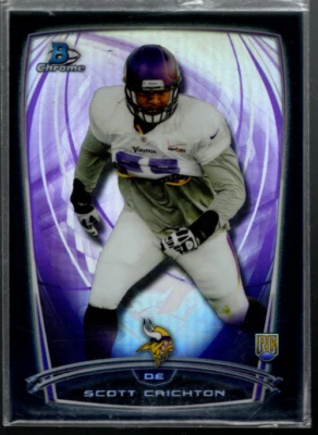 A1415- 2014 Bowman Chrome Black Refractors #178 Scott Crichton/299 NM-MT ROOKIE - Image 1 of 2