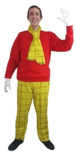 Adults Rupert Comic Strip Animal World Book Day Movie Fancy Dress Costume - Picture 1 of 3