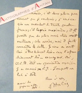 ● L.A.S 1910 Daniel HALEVY historien G. Darquet BIRSFELDEN Sucy en Bris lettre - Picture 1 of 3