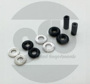 *GRiND GRIFFBOARDS* Standard GFB O-Ring Buchsen Griffbrett Tuning Kit - SCHWARZ - Bild 1 von 12