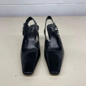 MICHAEL KORS Darrington Crackled Slingback Pump Heels Women's Size 9.5 - Picture 1 of 8