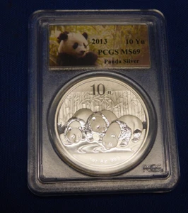 2013 China S10Y Panda PCGS  MS69 (FGD0016) - Picture 1 of 3