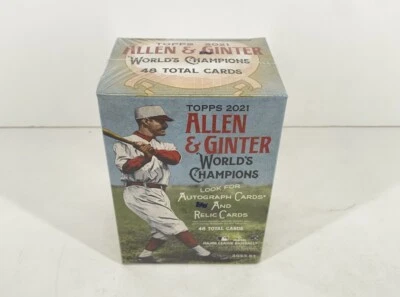 2021 Topps Allen & Ginter Blaster Box Factory Sealed Brand New 48 Cards - Image 1 of 4