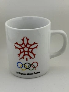 Calgary Winter Olympics IBM Coffee Mug XV Olympic Winter Games - Picture 1 of 11
