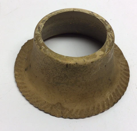 Vintage Metal Ceiling Mount Light Fixture Cover Cap Good Salvaged Cover