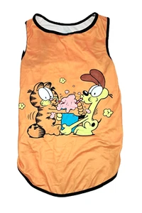 Hund Hunde Haustier Garfield & Odie T-Shirt MEDIUM LARGE Neu mit Etikett Shein Tanktop Nickelodeon - Bild 1 von 2