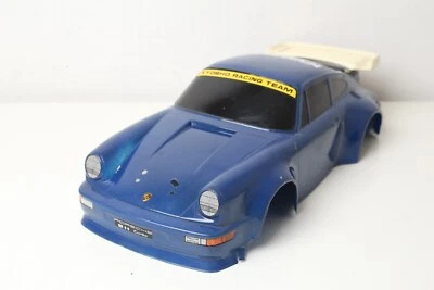 1/10 Porsche 911 RC Body Wide Kyosho Racing Blue - For Repair / USED - Image 1 of 4