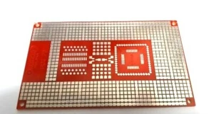 Universal PCB Laminate Board SMD ADuC8xx 71x116mm for Microcontrollers and IC's - Picture 1 of 3