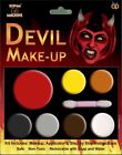 Halloween Maquillage Peinture Visage Multi Palette Kit Diable Rouge Déguisement